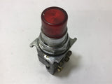 RED ILLUMINATED PUSHBUTTON 120 VOLTS 60 HZ 6V LAMP