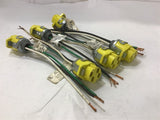 1CDB1-N 120/208 VOLTS 20 AMPS 12 AWG CONNECTOR LOT OF 6