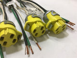 1CDB1-N 120/208 VOLTS 20 AMPS 12 AWG CONNECTOR LOT OF 6