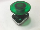 ALLEN BRADLEY 800H-FRXJTPH16GA1 SER G PUSHBUTTONS GREEN 12V 50/60HZ LAMP N377G
