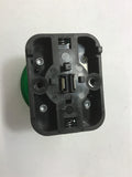 ALLEN BRADLEY 800H-FRXJTPH16GA1 SER G PUSHBUTTONS GREEN 12V 50/60HZ LAMP N377G