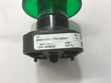 ALLEN BRADLEY 800H-FRXJTPH16GA1 SER G PUSHBUTTONS GREEN 12V 50/60HZ LAMP N377G
