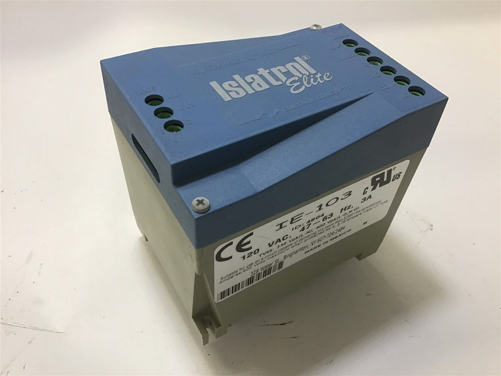 ISLATROL ELITE IE-103 ACTIVE TRACKING FILTER 120 VAC 3A ID: 4804