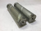 STAINLESS STEEL FILTERED ELEMENT 3 PRONG PLUG 200 OHMS LOT OF 2