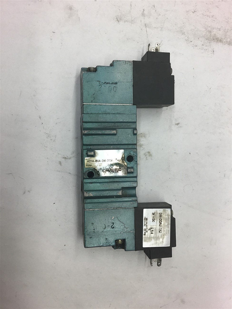 Mac 421A-B0A-DM-DDAJ-1KJ Solenoid Valve 24 Vdc Coil