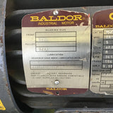 Baldor 5 HP AC Motor 460 Volts 3600 Rpm 184TC Frame