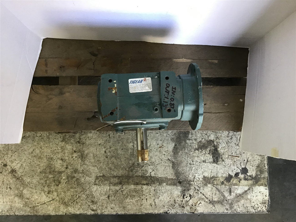 Dodge 232Q25L14 Tigear2 Left-Angle Gear Reducer 25:1 Ratio 0.87" In 1.13" Out