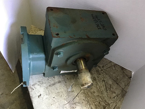 DODGE TIGEAR 2 35Q25L18 LEFT ANGLE GEAR REDUCER 25:1 RATIO 1.25" INPUT 1.5" OUT