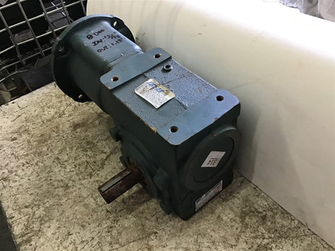 DODGE TIGEAR 2 23A15R14 RIGHT ANGLE GEAR REDUCER 15:1 RATIO 13/16" IN 1.13" OUT