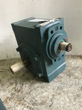 DODGE TIGEAR 2 26S40LR DUAL SHAFT GEAR REDUCER 40:1 RATIO 1-1/8" OUT 7/8" IN