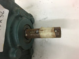 Dodge Tigear 176Q15R56 15:1 Ratio Right angle Gear Reducer 1.27 Input HP