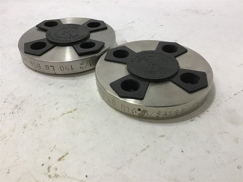 Viraj Forgings ASME/ANSI-B16 Flange 1/2" 150 Lb F304/304L 72241 Lot of 2