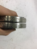 Viraj Forgings ASME/ANSI-B16 Flange 1/2" 150 Lb F304/304L 72241 Lot of 2
