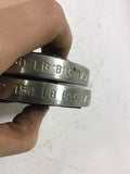 Viraj Forgings ASME/ANSI-B16 Flange 1/2" 150 Lb F304/304L 72241 Lot of 2