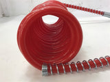 Power Products 15' Coil Air Set SAE J844 Type 3B 1/2 o.d. A Dot Red