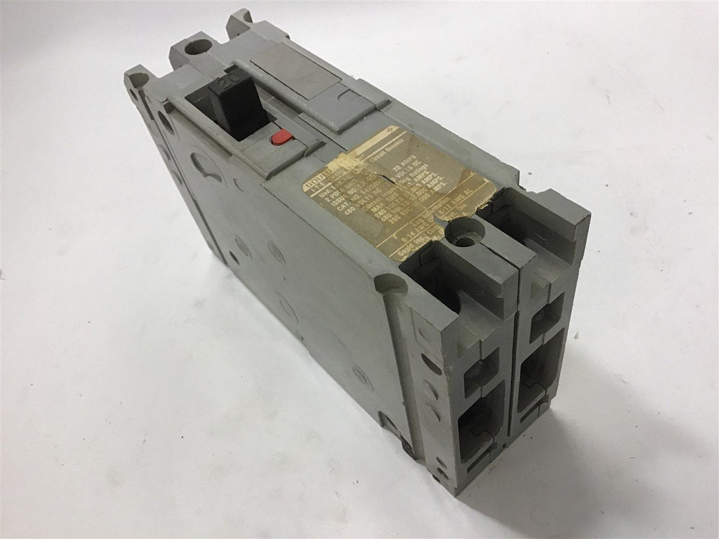 Gould ITE Circuit Breaker 2 pole 20 amps 480v