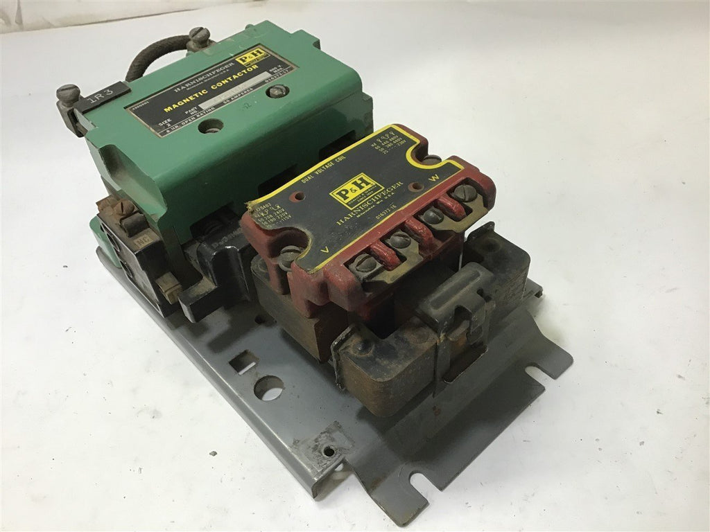 P&H HARNISCHFEGER 479U11D2 MAGNETIC CONTACTOR SIZE 2 600 V MAX