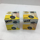 WIX 33107 FUEL FILTER LOT OF 2