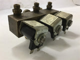 PETER PAUL ELECTRONICS O52X00230KM SOLENOID VALVE 120 V 60 HZ 100 PSI LOT OF 3