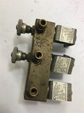 PETER PAUL ELECTRONICS O52X00230KM SOLENOID VALVE 120 V 60 HZ 100 PSI LOT OF 3