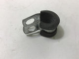 1BAB3 3/8'' EPDM GALVANIZED STEEL CUSH CLAMP .281 HOLE DIA 131791D 10 Pcs