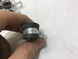 1BAB3 3/8'' EPDM GALVANIZED STEEL CUSH CLAMP .281 HOLE DIA 131791D 10 Pcs