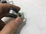 1BAB3 3/8'' EPDM GALVANIZED STEEL CUSH CLAMP .281 HOLE DIA 131791D 10 Pcs