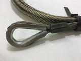 Crosby G-450 Red U-Bolt Clips Size 1/4 1010051 Lot of 6 w/ Wire Rope