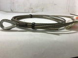 Crosby G-450 Red U-Bolt Clips Size 1/4 1010051 Lot of 6 w/ Wire Rope