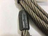 Crosby G-450 Red U-Bolt Clips Size 1/4 1010051 Lot of 6 w/ Wire Rope