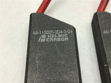 Helwig Carbon 65-115020-204-2-04 Carbon Brushes Lot of 4