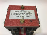 48846-001 Single Phase Bridge Output 300 VDC 25A