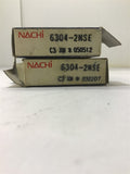 Nachi 6304-2NSE Bearings Lot of 2