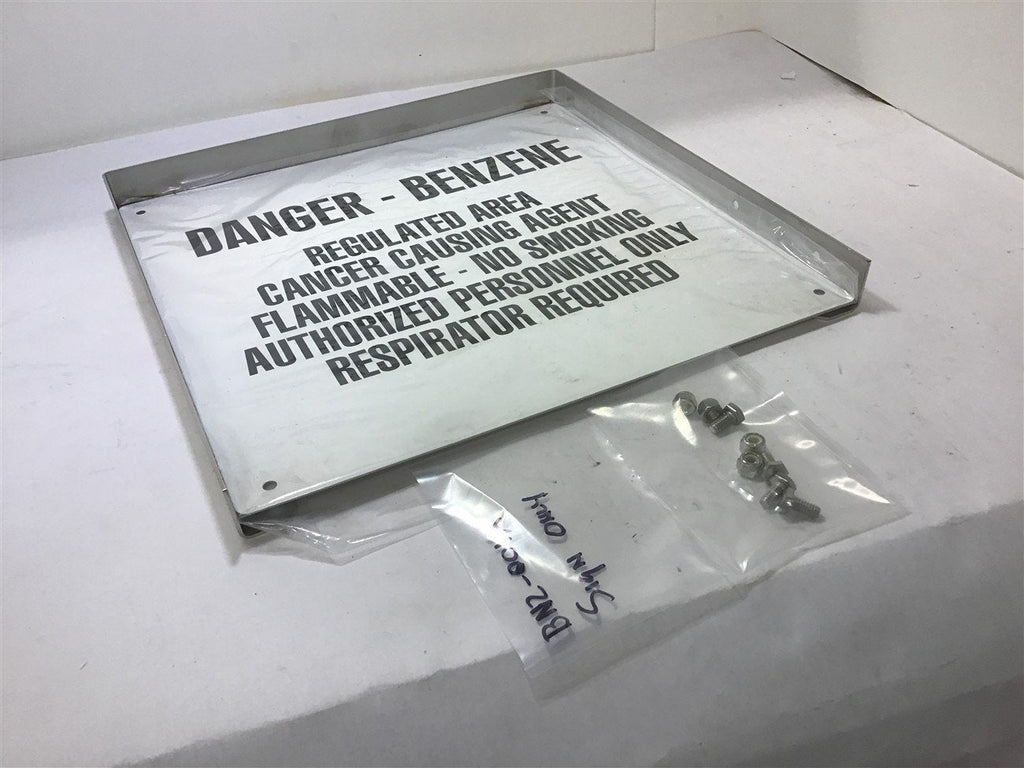 BNZ-001A Double Sided Sign With Frame 14.25" x 14.25"