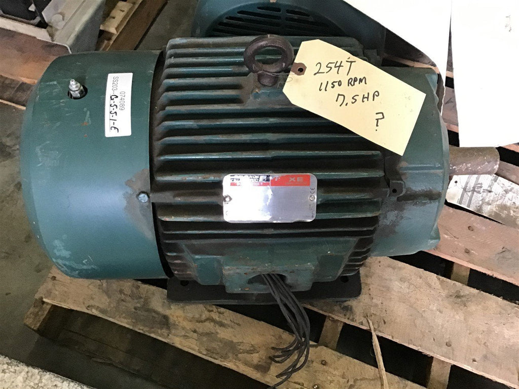 Reliance P25G7400R 7.5 Hp Ac Motor 230/460 Volts 1170 Rpm 254T Frame 3Phase