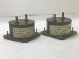 Simpson Electric Model 57 Gauges 0 - 1500 Amperes AC M-10485-12 FS-5A Qty. 2