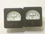 Simpson Electric Model 57 Gauges 0 - 1500 Amperes AC M-10485-12 FS-5A Qty. 2