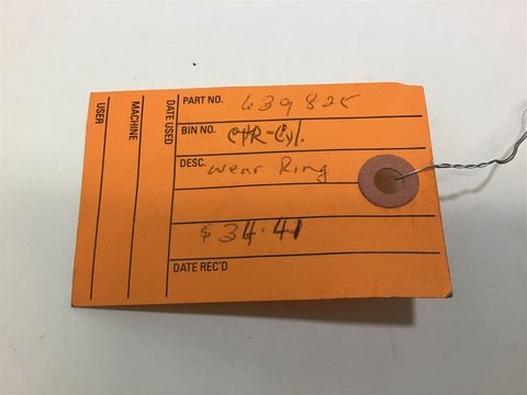 4.759" OD Wear Rings Lot of 5 4.396" ID 0.125" Thickness