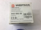 Werma Signaltechnik 643 500 55 Blue Flashing Light Element 24 VDC