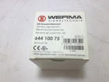 Werma Signaltechnik 644 100 75 Red LED Perm Light Element 24 VAC IP 65 Type 12