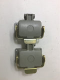 H-B6 Contact Panel Mount Base Ag Lot of 2