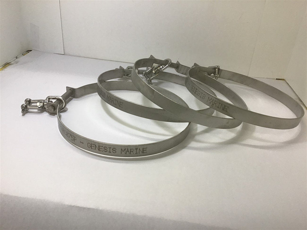 ERL 089AC075P Genesis Marine Lot of 4 Fuel Tank Straps