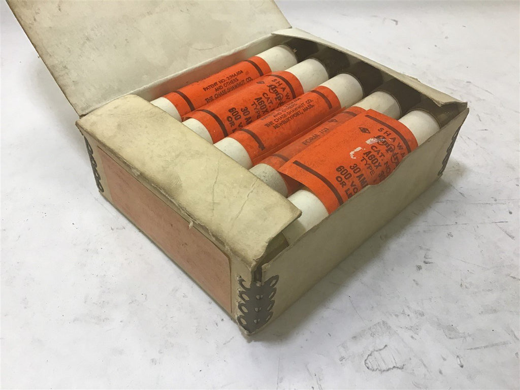 Shawmut Amp-Trap A60X 30 Type 1 30 Amps 600 V Qty. 10