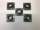Mounting Block Lot of 5 1.650" Bore 4"x4"