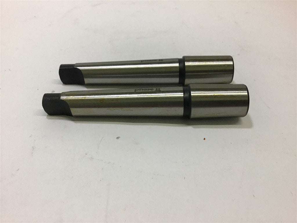 Phase II MT2-JT3 Taper Drill Chuck Arbor Lot of 2