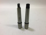 Phase II MT2-JT3 Taper Drill Chuck Arbor Lot of 2