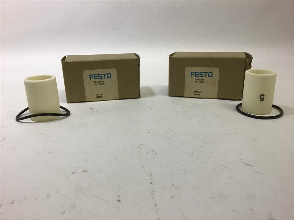 Festo LFPC-M2 Filter Element 183911 Lot of 2