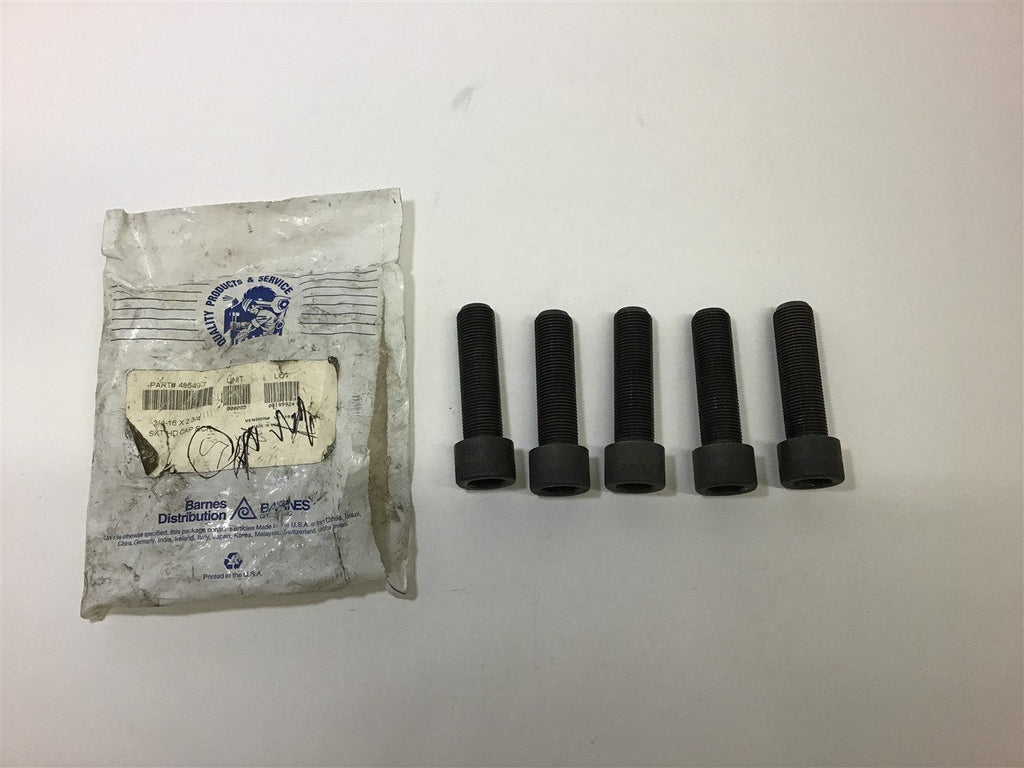 Barnes 48549-7 Skt Hd Cap Screws 3/4-16 X 2 3/4 Lot of 5