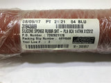 MSC 31943889 Silicone Sponge Rubber Sheet - PLN BCK 1/4THK x12x12