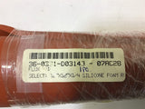 MSC 31943889 Silicone Sponge Rubber Sheet - PLN BCK 1/4THK x12x12